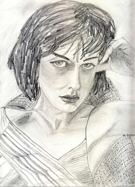 Drawing by Phyllis Recca