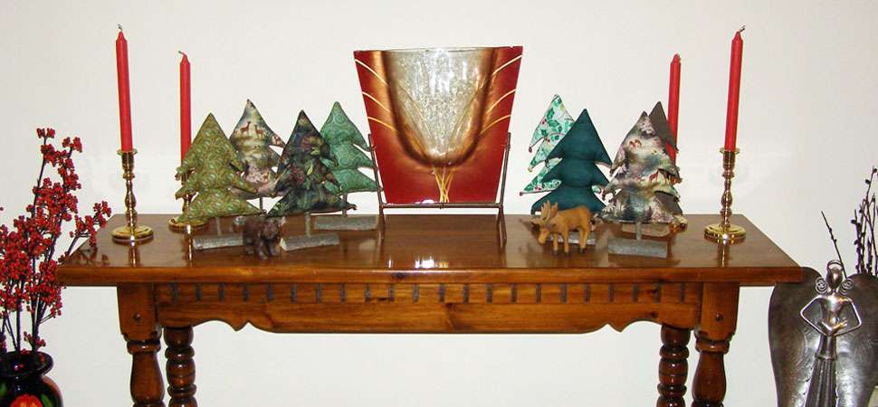 BArt by Phyllis: Hand-crafted Stuffed Trees